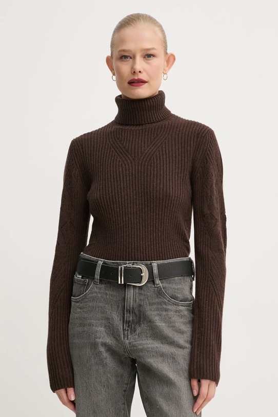 Светр BA&SH вовна коричневий 1H24ARON