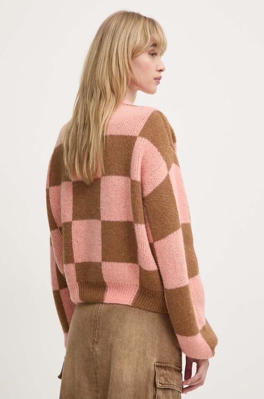 Odzież Stine Goya sweter z domieszką wełny SG5942 różowy