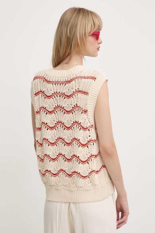 Одяг Бавовняна жилетка Stine Goya SG5949 бежевий