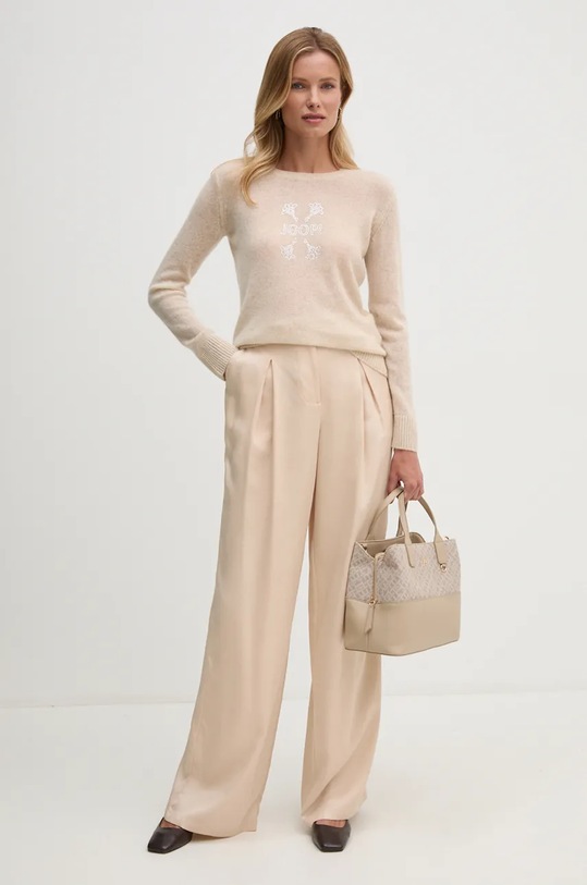 Pulover od kašmira Joop! 30042809 bež AW24