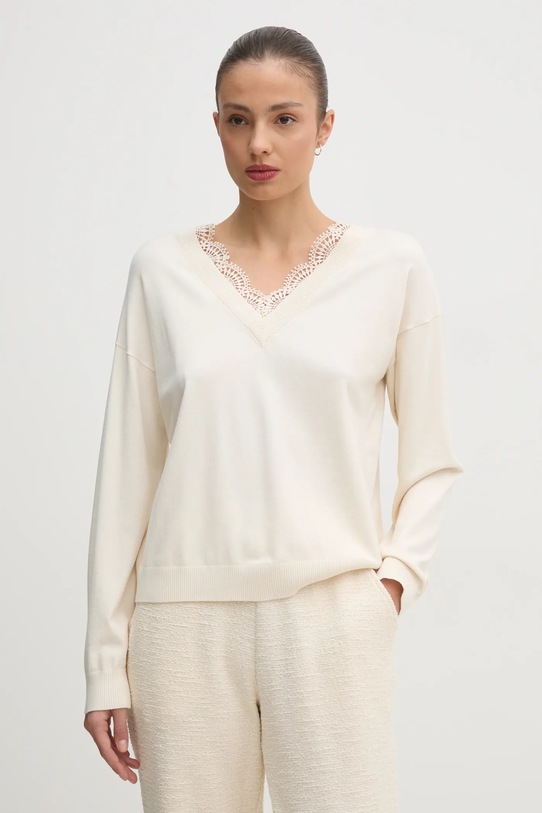 Светр United Colors of Benetton інші бежевий 17Q3D402B
