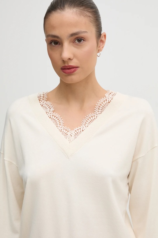 Светр United Colors of Benetton бежевий 17Q3D402B