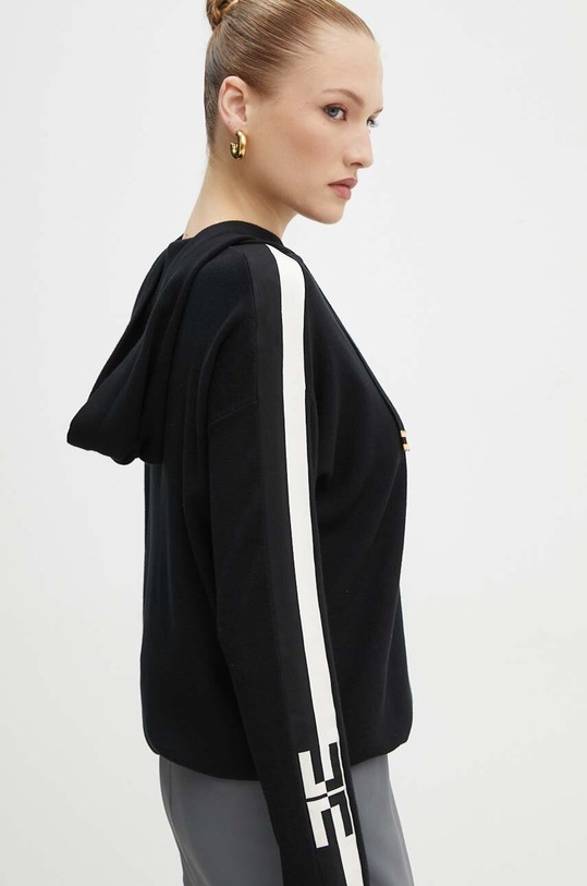 Elisabetta Franchi pulover negru MK54S46E2