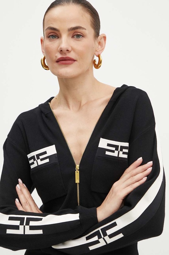 Elisabetta Franchi cardigan MK56S46E2 negru