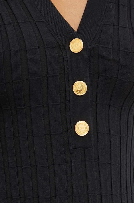 Elisabetta Franchi pulover MK62S46E2 negru