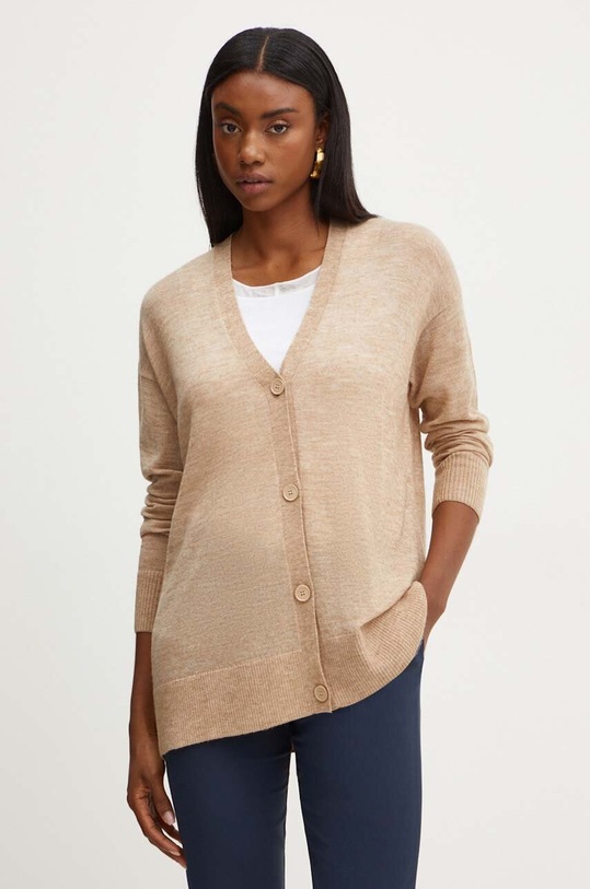 MAX&Co. cardigan din lana melanj bej 2426346012200