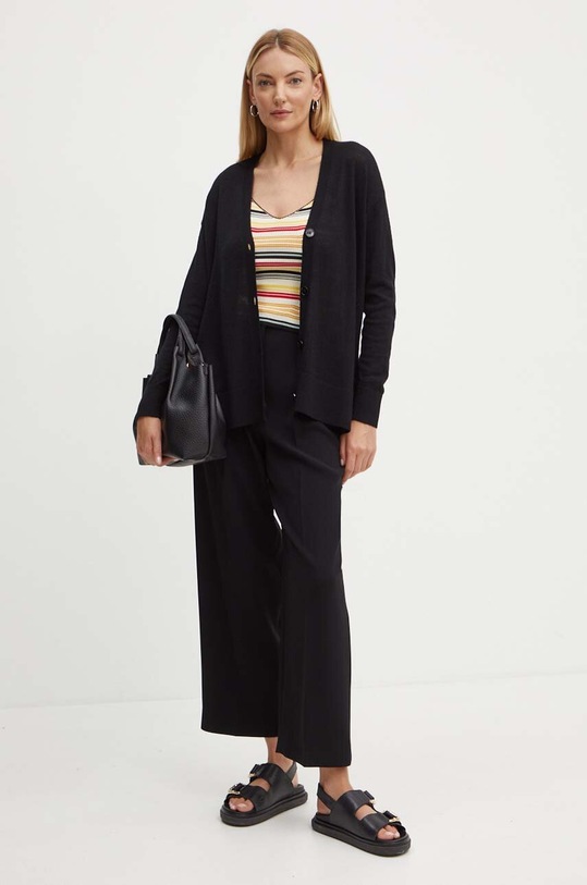 Вовняний кардиган MAX&Co. 2426346051200 чорний AW24