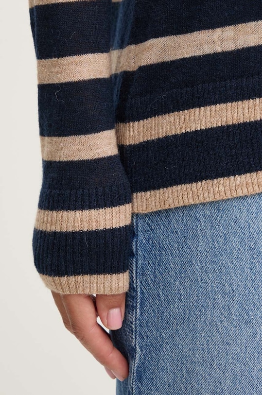 MAX&Co. sweter wełniany 2426366022200 granatowy