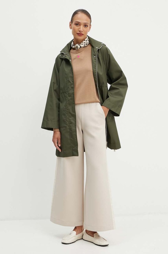 MAX&Co. sweter wełniany 2428369954200 beżowy AW24