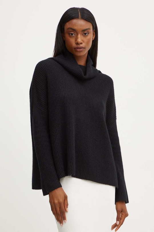 MAX&Co. sweter kaszmirowy wełna czarny 2428369984200