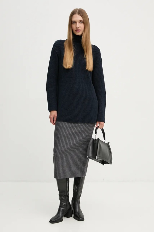 Marc O'Polo pulover de bumbac 409605960475 bleumarin AW24