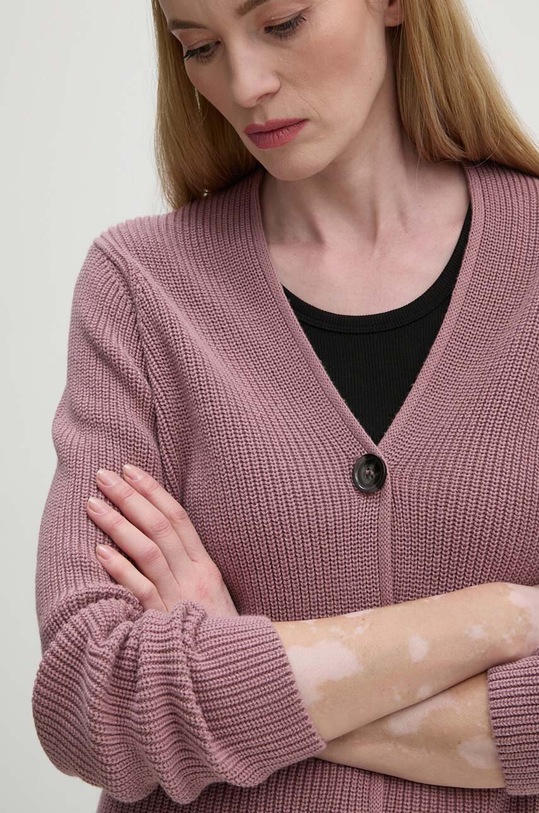 Marc O'Polo cardigan din bumbac violet 408605961069