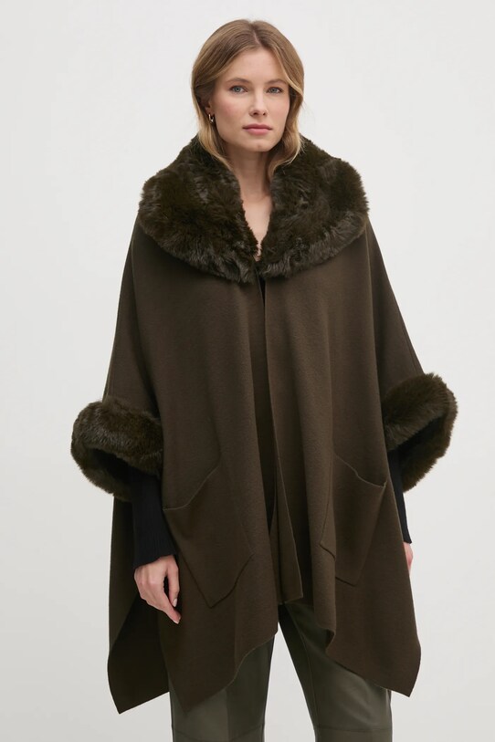 Joseph Ribkoff poncho zielony 243930