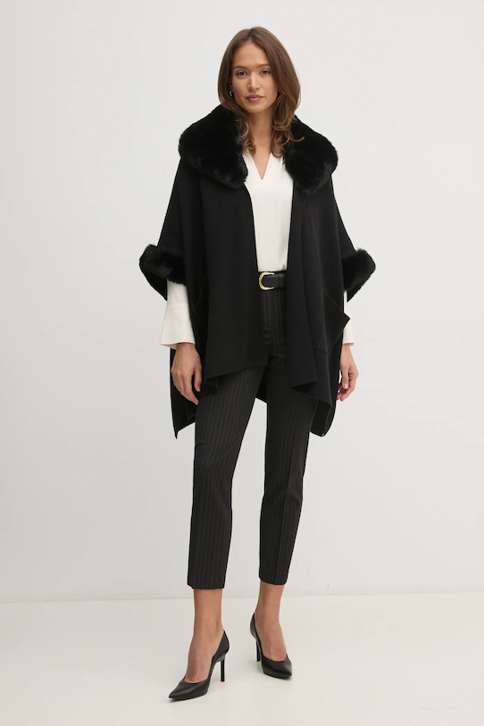 Joseph Ribkoff poncho 243930 negru AW24