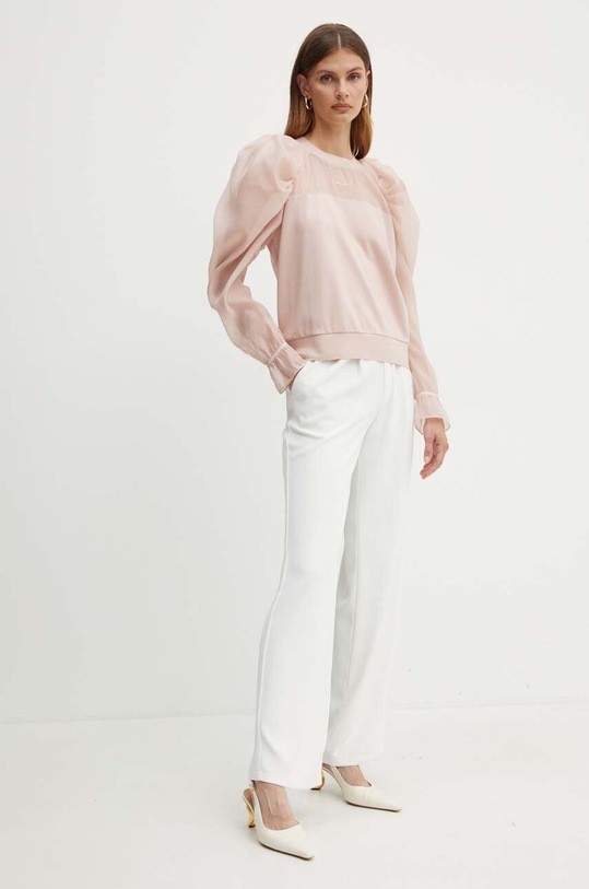 Mikina Karl Lagerfeld 245W1807 růžová AW24