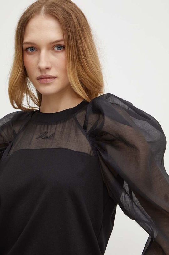 Karl Lagerfeld bluza negru 245W1807