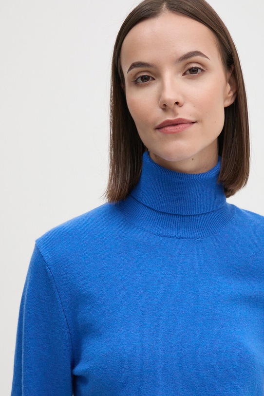 Светр з домішкою вовни United Colors of Benetton блакитний 1035D2036