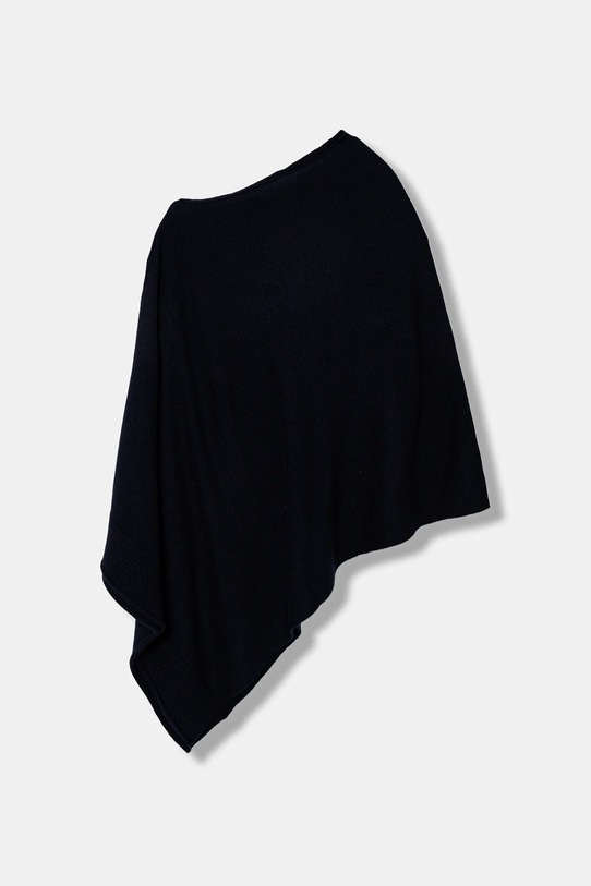 Пончо с вълна United Colors of Benetton 1235DU01A тъмносин AW25