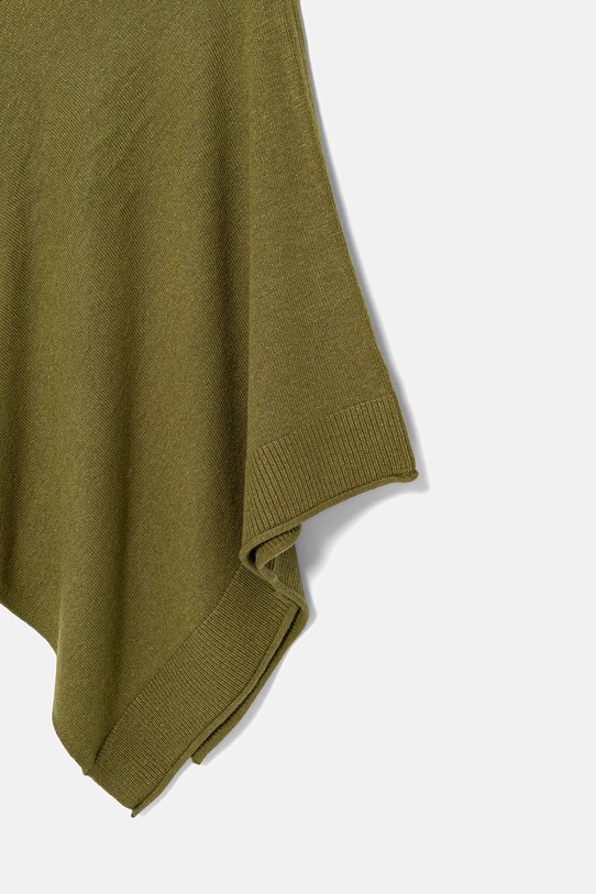 Oblečenie Pončo s prímesou vlny United Colors of Benetton 1235DU01A zelená