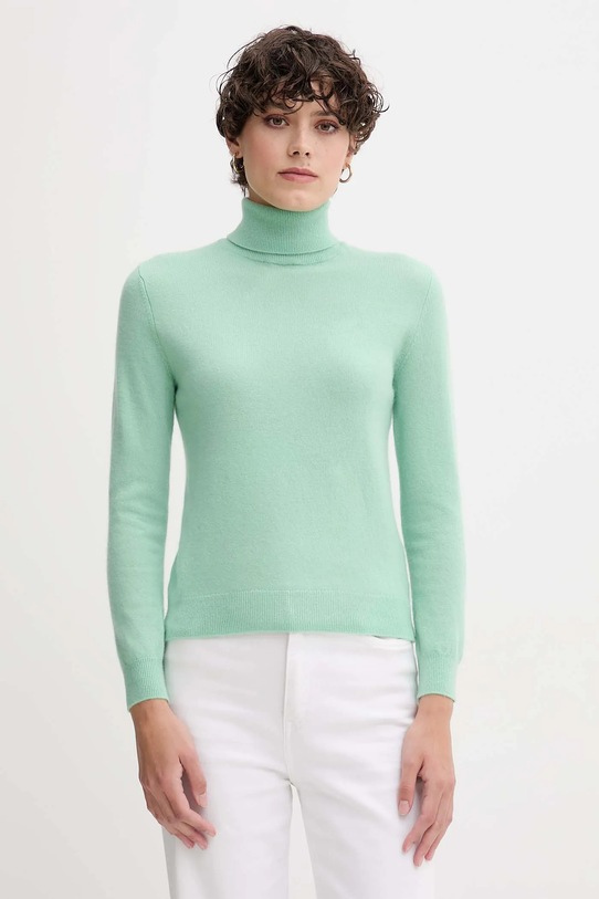 United Colors of Benetton sweter wełniany zielony 1002D2348