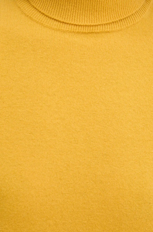 United Colors of Benetton sweter wełniany żółty 1002D2348