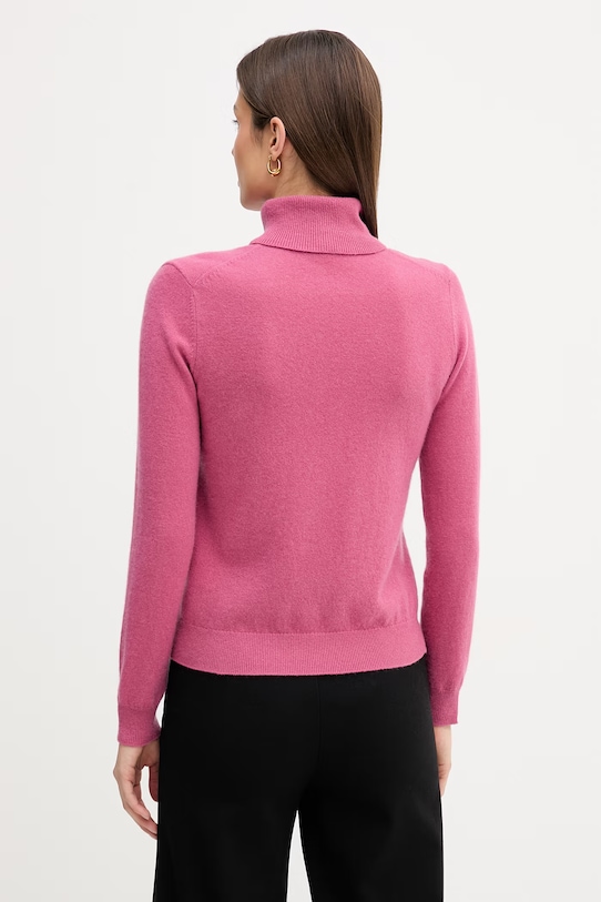 Odzież United Colors of Benetton sweter wełniany 1002D2348 różowy