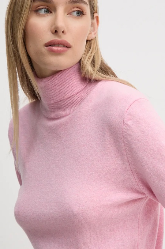 Vlněný svetr United Colors of Benetton růžová 1002D2348