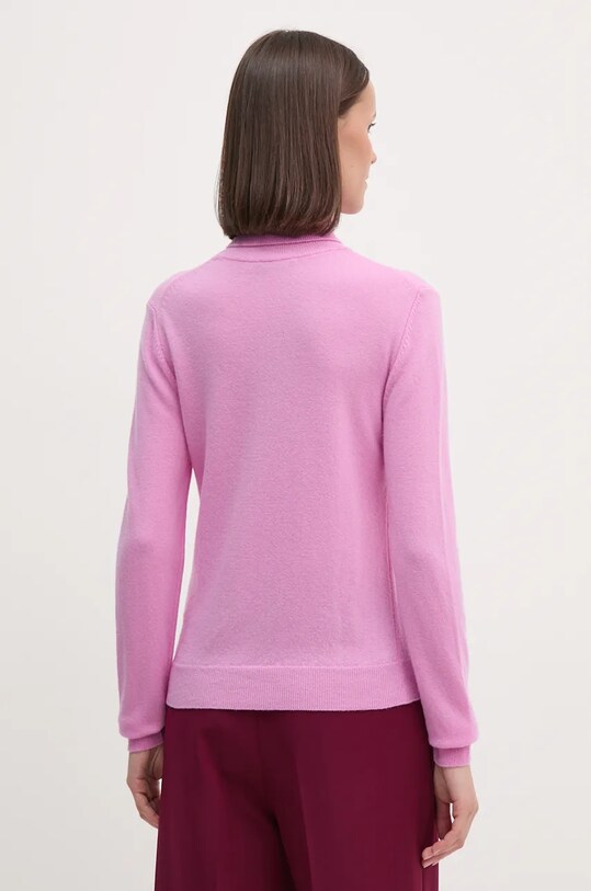 Odzież United Colors of Benetton sweter wełniany 1002D2348 fioletowy