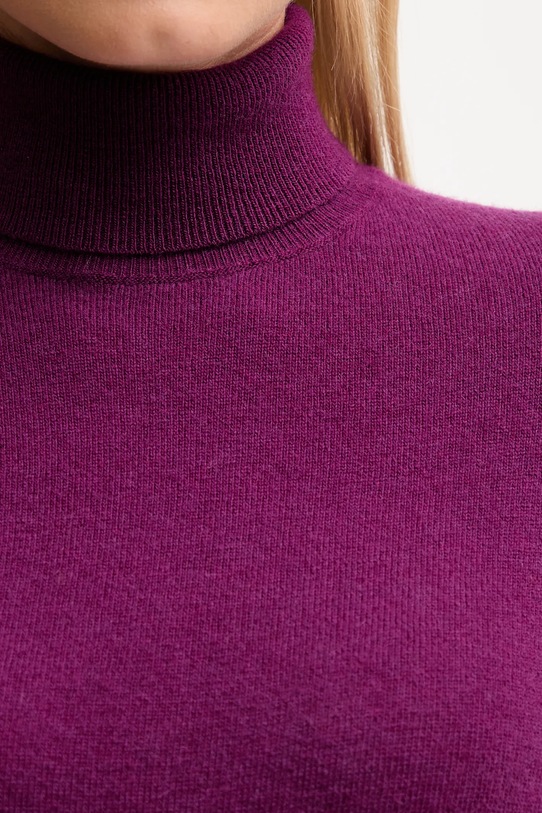 United Colors of Benetton sweter wełniany 1002D2348 fioletowy