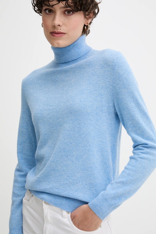 United Colors of Benetton sweter wełniany niebieski 1002D2348