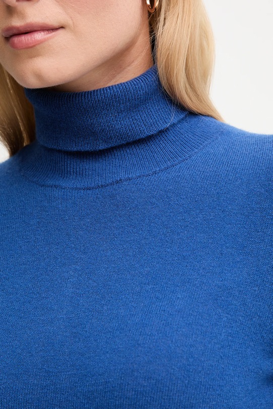 United Colors of Benetton sweter wełniany 1002D2348 niebieski