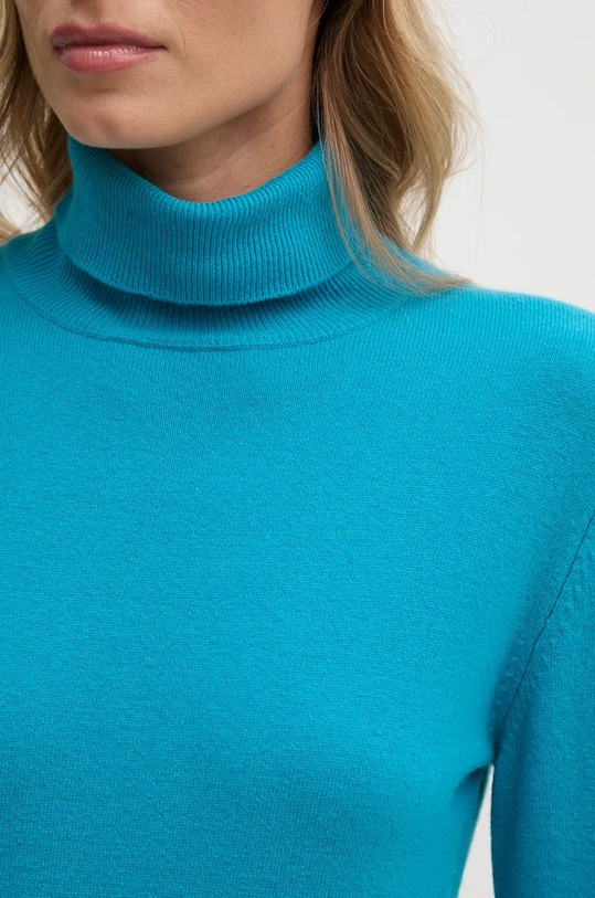 United Colors of Benetton pulover de lana 1002D2348 turcoaz