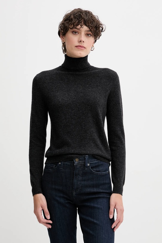 United Colors of Benetton sweter wełniany szary 1002D2348