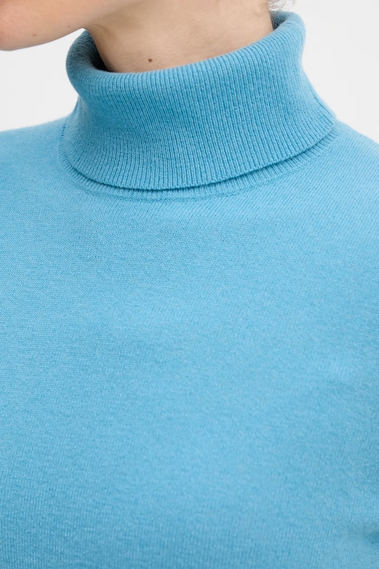 United Colors of Benetton sweter wełniany 1002D2348 niebieski