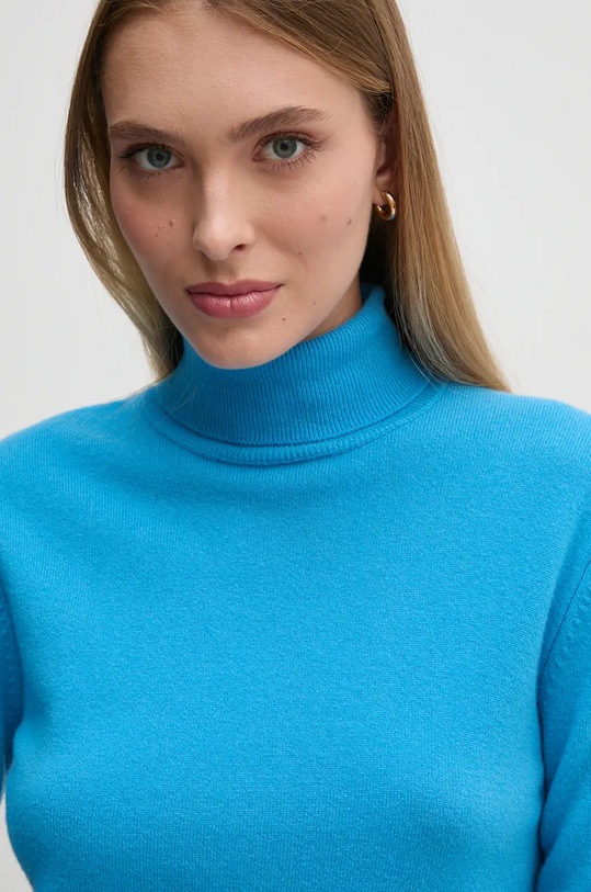 United Colors of Benetton sweter wełniany 1002D2348 niebieski AW24