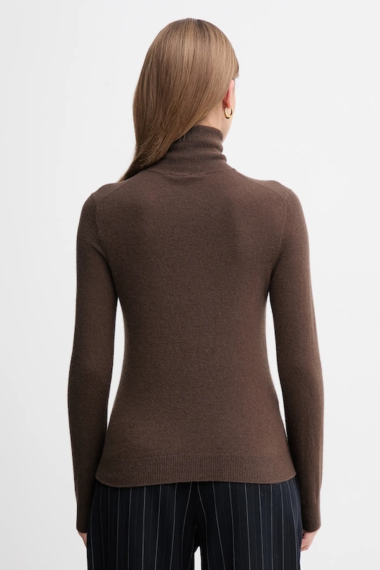 Odzież United Colors of Benetton sweter wełniany 1002D2348 brązowy