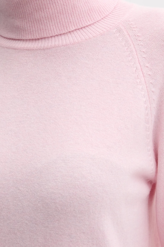 Πουλόβερ με προσθήκη μαλλιού United Colors of Benetton 1035D2551 ροζ