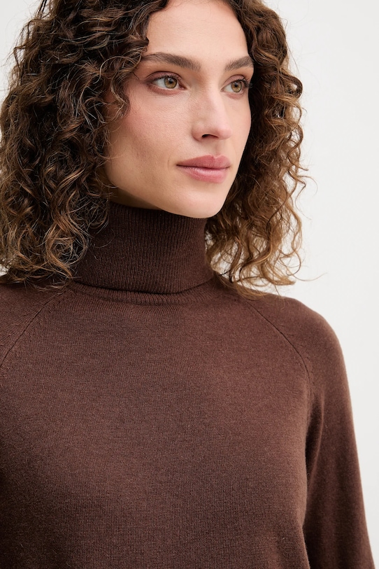 Светр із додаванням вовни United Colors of Benetton коричневий 1035D2551