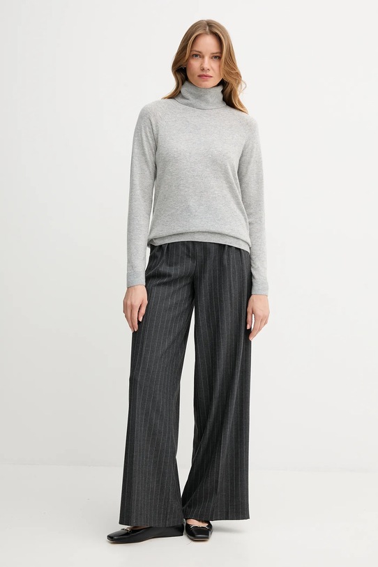 Пуловер от вълна United Colors of Benetton 1035D2551 сив AW25
