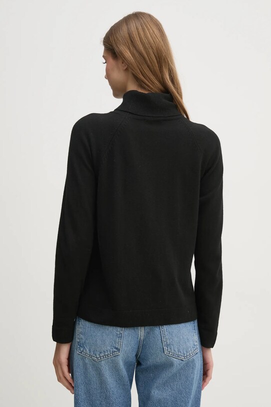 Îmbrăcăminte United Colors of Benetton pulover din amestec de lana 1035D2551 negru