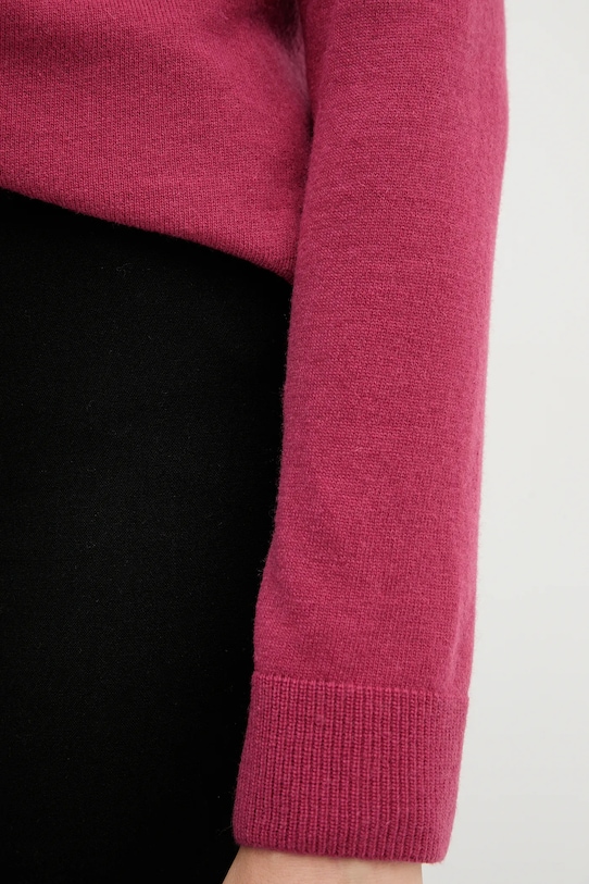 United Colors of Benetton pulover din amestec de lână roz 1035D1P17
