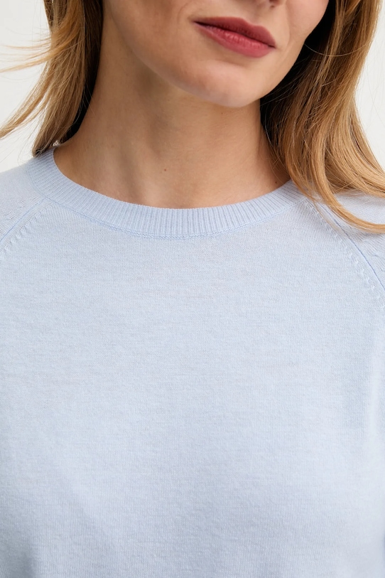 United Colors of Benetton pulover din amestec de lână 1035D1P17 albastru