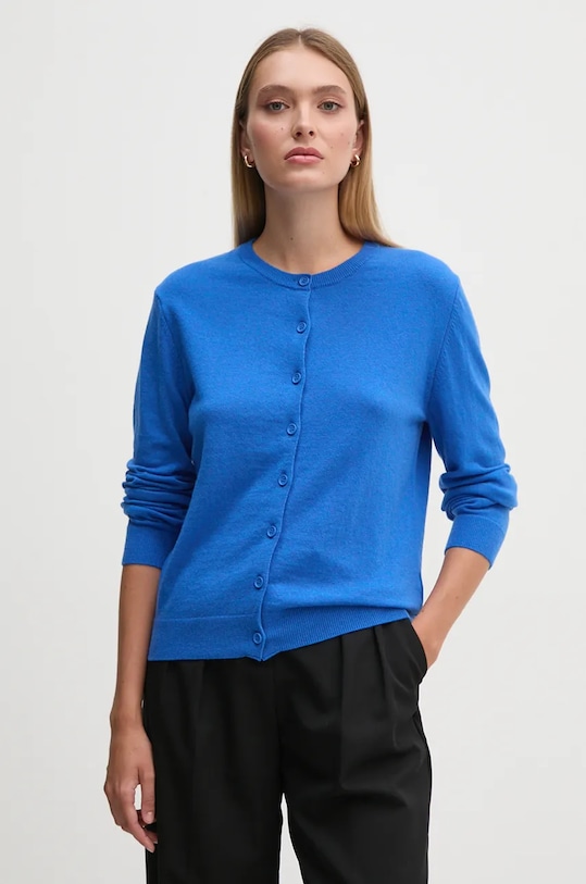 Svetr s příměsí vlny United Colors of Benetton s příměsí vlny modrá 1035D5012