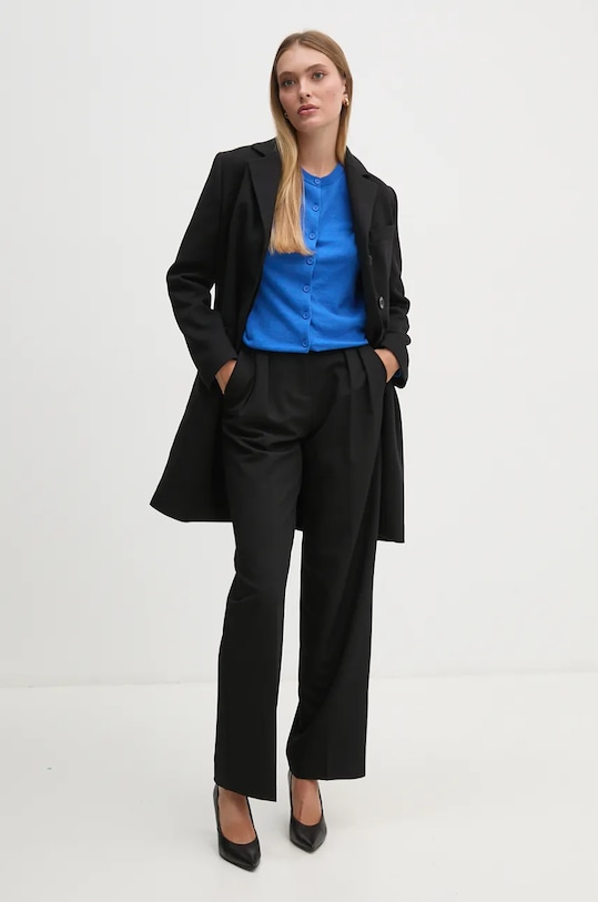 Svetr s příměsí vlny United Colors of Benetton 1035D5012 modrá AW24