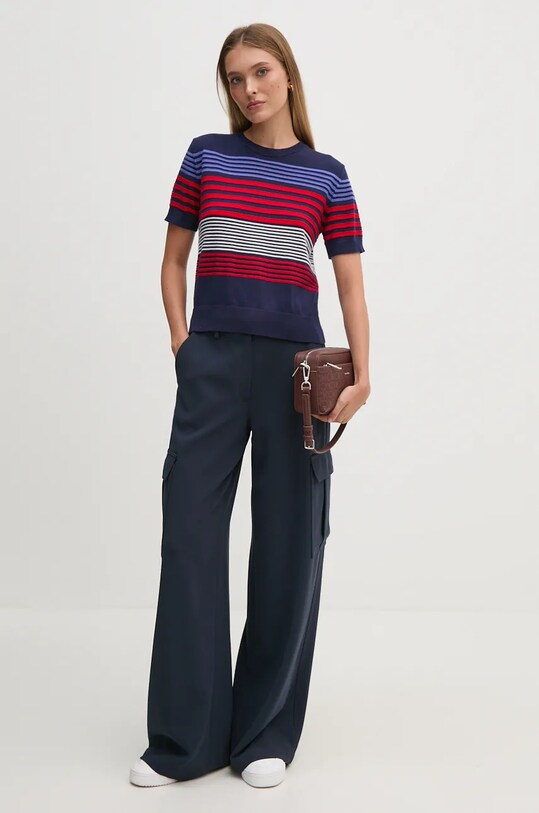 Бавовняний светр United Colors of Benetton 1094E10AZ барвистий AW24