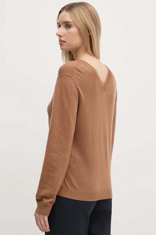 Oblečení Vlněný svetr United Colors of Benetton 11AHD401L hnědá