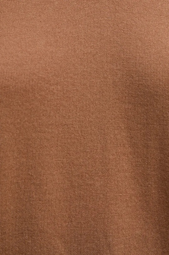 Vlněný svetr United Colors of Benetton 11AHD401L hnědá