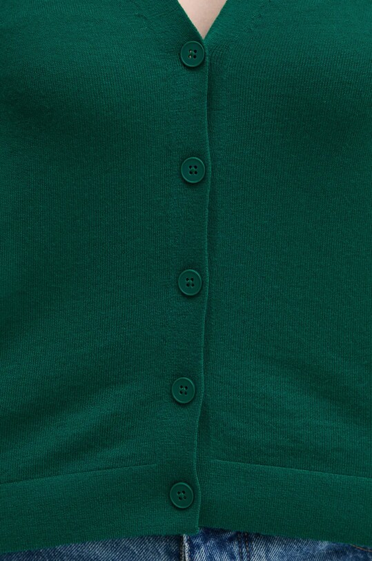 United Colors of Benetton cardigan din lana 11AHD603P verde