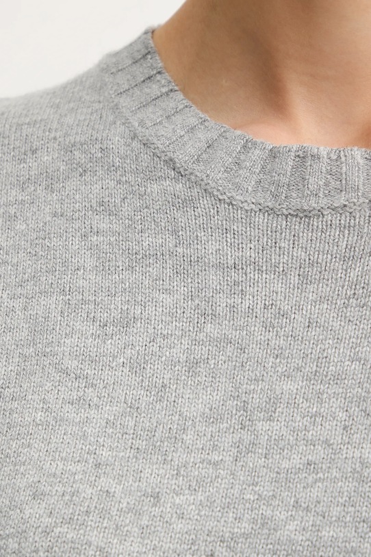 United Colors of Benetton kamizelka z dodatkiem wełny 126WD10BA szary