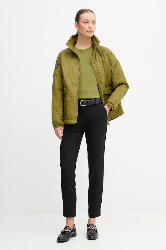 United Colors of Benetton kamizelka z dodatkiem wełny 126WD10BA zielony AW25